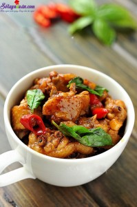 Món ăn miền Nam, cách làm gà xào húng quế 6
