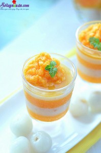 Món ăn miền Nam, cách làm thạch 3 tầng 9