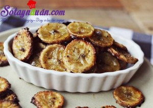 Món ăn Việt Nam, Hướng dẫn làm chuối sấy khô đơn giản tại nhà