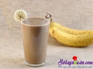 Đồ uống, Cách làm sinh tố chuối cà phê cực ngon