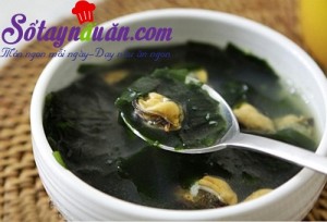 Cách nấu canh, Học nấu canh ngao rong biển ngọt mát cho bữa tối