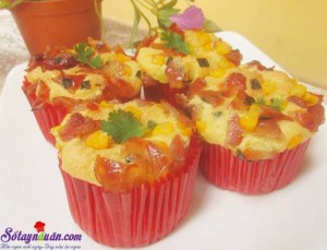 Món ngon cuối tuần, Công thức làm bánh bông lan nhân mặn siêu ngon kết quả