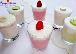 Món ngon cuối tuần, Hướng dẫn làm sinh tố hoa quả kem tươi siêu ngon kết quả