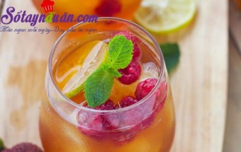 Nấu ăn món ngon mỗi ngày với Trà túi lọc, Công thức trà vải bạc hà mát lịm, ngon tuyệt