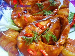 Món ngon dễ làm, Học làm cá kho chuối đậm đà ngon cơm