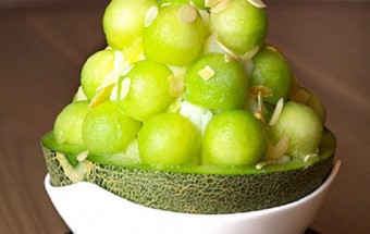 Bánh mousse, Cách làm bánh mousse dưa lưới giống Patbingsu Hàn Quốc kết quả