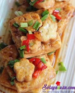 Món ngon cuối tuần, Cách làm đậu phụ chiên trứng cút kèm xốt ngon tuyệt hảo kết quả