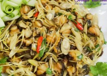 Cách làm ốc xào sả ớt cực thơm và cực giòn