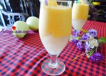 Công thức làm sinh tố xoài thạch dừa mát lạnh ngày hè