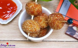 Món ăn miền Trung, Gà viên đậu phụ giòn rụm ngon ngon 8