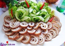Hướng dẫn làm tai heo ngũ vị cuộn giòn ngon tuyệt hảo