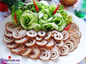 Món ăn Việt Nam, Hướng dẫn làm tai heo ngũ vị cuộn giòn ngon tuyệt hảo thành phẩm