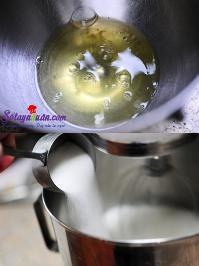 Cách làm bánh bông lan sữa mềm ngon ngây ngất 6