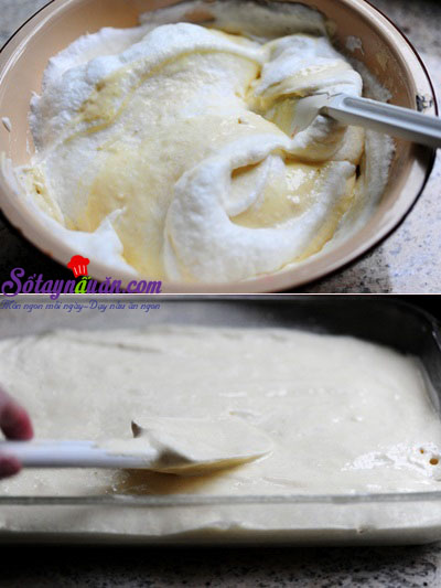 Cách làm bánh bông lan sữa mềm ngon ngây ngất 7