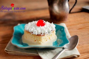 Bánh ngọt, Cách làm bánh bông lan sữa mềm ngon ngây ngất kết quả