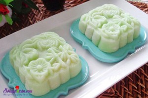 Bánh ngọt, Hướng dẫn cách làm bánh dẻo đậu xanh lá dứa ngon tuyệt