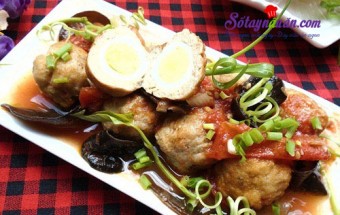 Nấu ăn món ngon mỗi ngày với Mộc nhĩ, Cách làm chả cá viên trứng cút ngon đậm đà đưa cơm kết quả