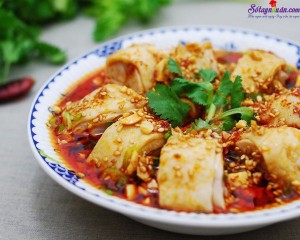 Món ăn miền Trung, cách làm gà sốt tứ xuyên 6