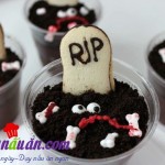 , Cách làm pudding nghĩa địa rùng rợn cho tiệc Halloween