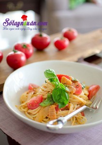Món ngon cuối tuần, Công thức cho món spaghetti kim chi dai ngon từng sợi kết quả