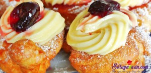 Món ngon cuối tuần, Hướng dẫn làm bánh zeppole - bánh rán mini kiểu Ý cực dễ kết quả