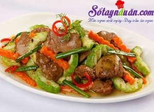 Món ăn Việt Nam, Học nấu gan gà xào chua ngọt