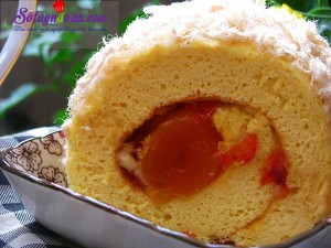 Món ngon cuối tuần, Công thức bánh bông lan cuộn trứng muối xốp mềm khó cưỡng kết quả