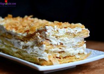 Bánh torte Napoleon kiểu Nga nhân sữa đặc siêu ngon