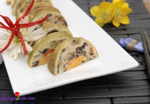 Món ngon cuối tuần, hướng dẫn làm giò ngũ sắc 12