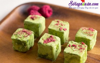 Nấu ăn món ngon mỗi ngày với Quả mâm xôi khô (tùy ý), Hướng dẫn làm matcha truffle siêu hấp dẫn kết quả