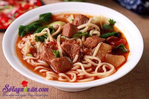 Đồ ăn sáng, Hướng dẫn món mì thịt bò hầm chiêu đãi cả nhà ngày se lạnh kết quả