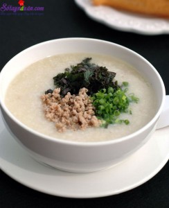 Món ngon cuối tuần, cháo thịt heo 1