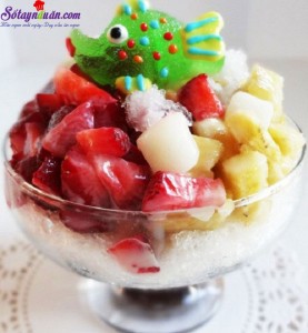 Món ngon cuối tuần, cách làm patbingsu 6