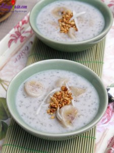 Đồ ăn vặt, cách nấu chè chuối 7