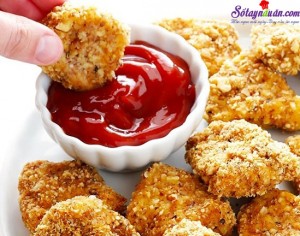 Món nướng, gà nướng phủ hạnh nhân 4