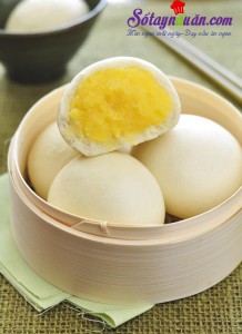 Đồ ăn sáng, Hướng dẫn làm bánh bao nhân trứng xốp mềm thơm ngon kết quả