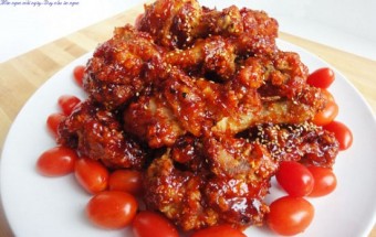 Nấu ăn món ngon mỗi ngày với Sốt cà chua, gà rán kiểu Hàn Quốc 7