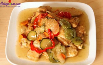 Nấu ăn món ngon mỗi ngày với Tỏi băm, cách làm thịt chua ngọt kiểu Hàn 15
