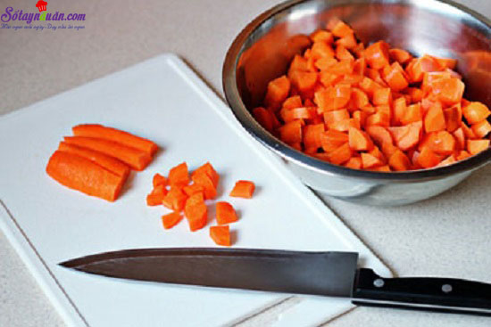 hướng dẫn làm khoai tây bọc rau củ 4
