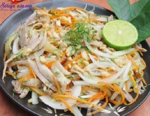 Món ngon mỗi ngày, Nộm gà hành tây