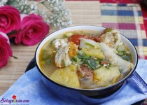 Cách nấu canh ghẹ măng chua dịu mát ngày hè