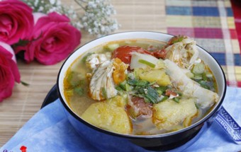 Nấu ăn món ngon mỗi ngày với Dứa, cách làm món ghẹ nấu măng chua 8