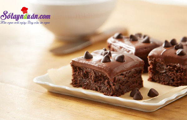 Nấu ăn món ngon mỗi ngày với 100g chocolate đen, Công thức bánh brownies vị socola ngon tuyệt kết quả