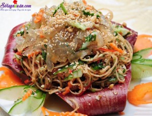 Món ngon mỗi ngày, cách làm gỏi sứa bắp chuối 5