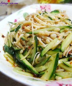 Món ngon mỗi ngày, Nộm dưa chuột giá đỗ 4