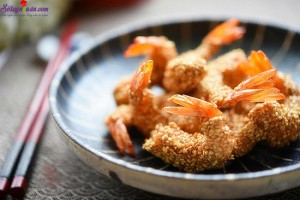 Món ngon mỗi ngày, Cách làm tôm tẩm vừng chiên giòn 7