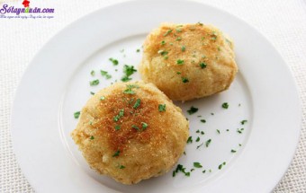 Nấu ăn món ngon mỗi ngày với Khoai tây, cách làm bánh cá hồi với khoai tây nghiền 11