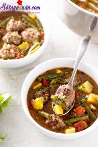 Món ngon mỗi ngày, cách làm canh thịt viên 6