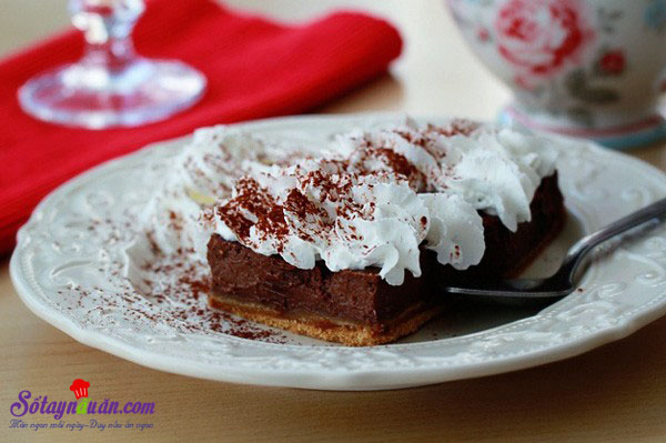 Bánh ngọt, Học cách làm cheesecake vị socola siêu hấp dẫn 8