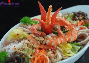 Khai vị tráng miệng, cách làm gỏi thập cẩm 6